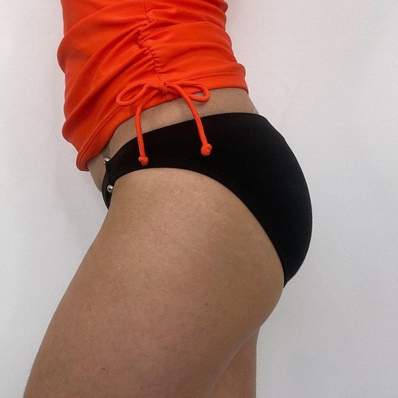 Robin Piccone Black Full Coverage Bikini Bottoms - Picture 2 of 8